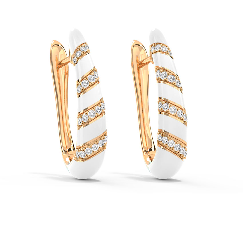Ivy Diamond Hoop Earrings Ivy Diamond Hoop Earrings