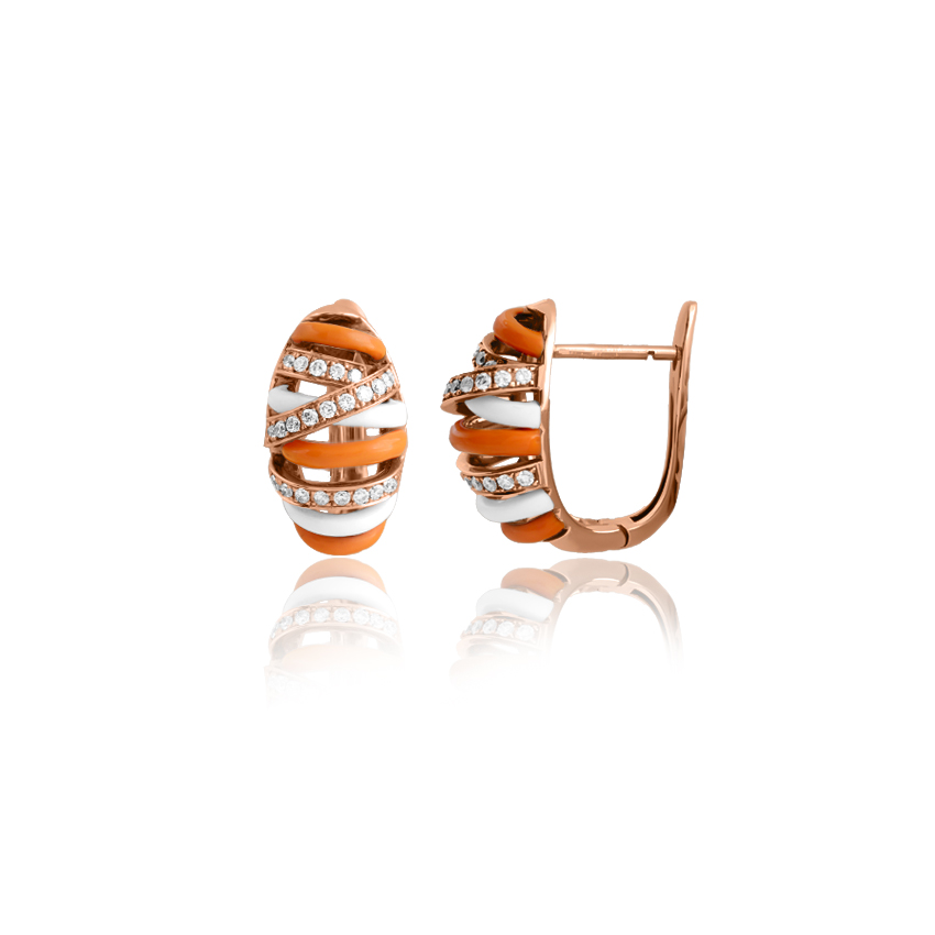 Fine Intertwine Diamond Hoop Earrings Fine Intertwine Diamond Hoop Earrings