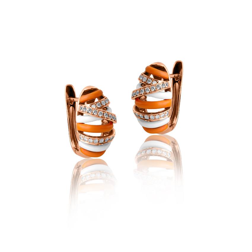 Fine Intertwine Diamond Hoop Earrings Fine Intertwine Diamond Hoop Earrings