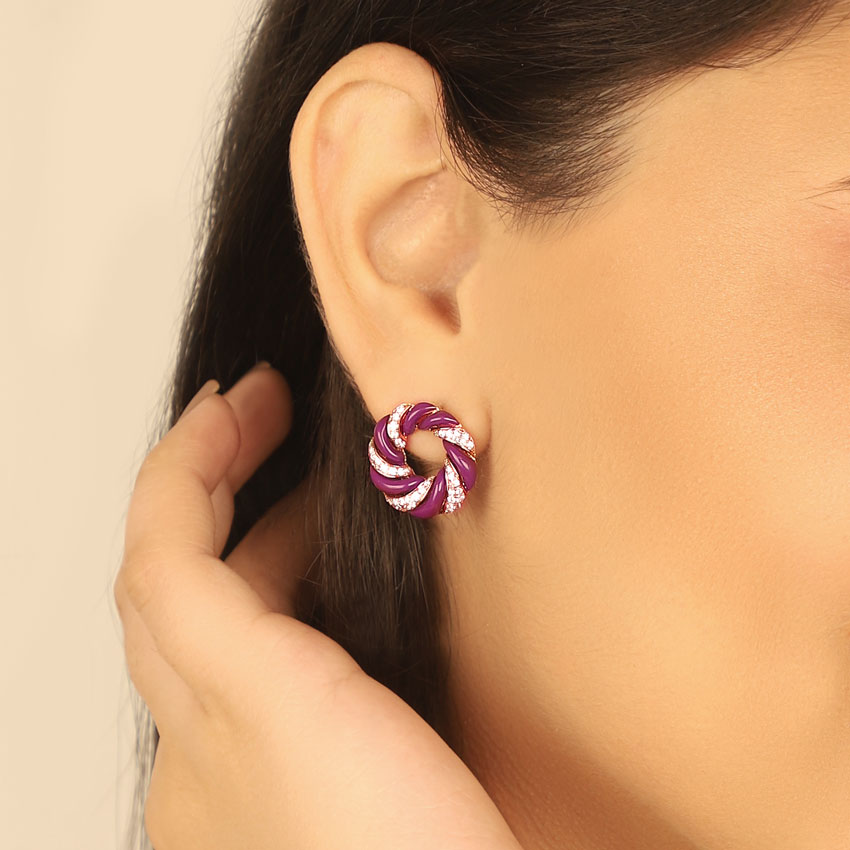 Lumina Diamond Stud Earrings