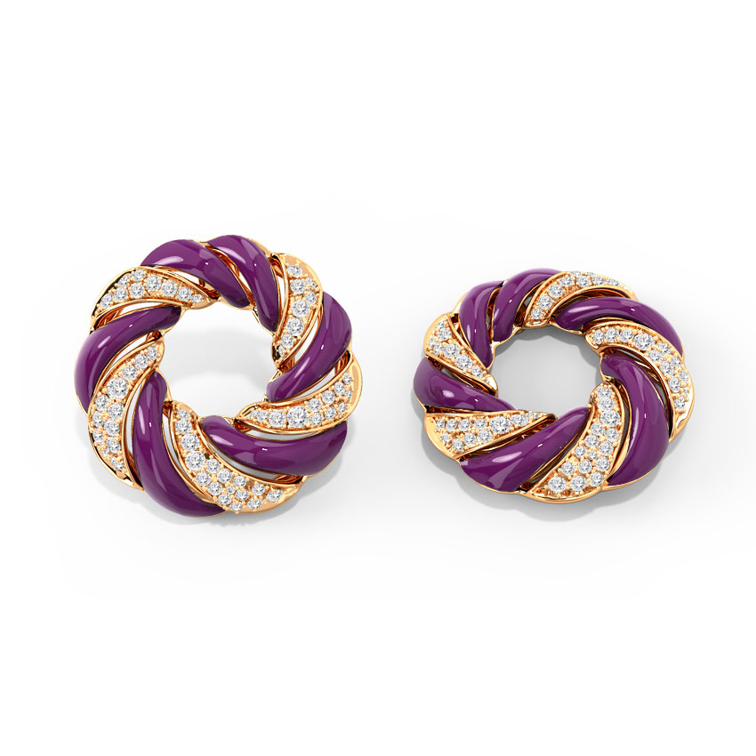 Lumina Diamond Stud Earrings