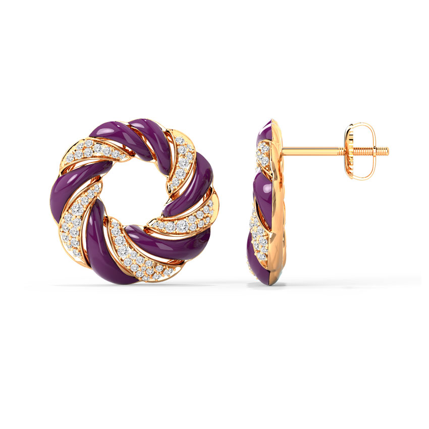 Lumina Diamond Stud Earrings