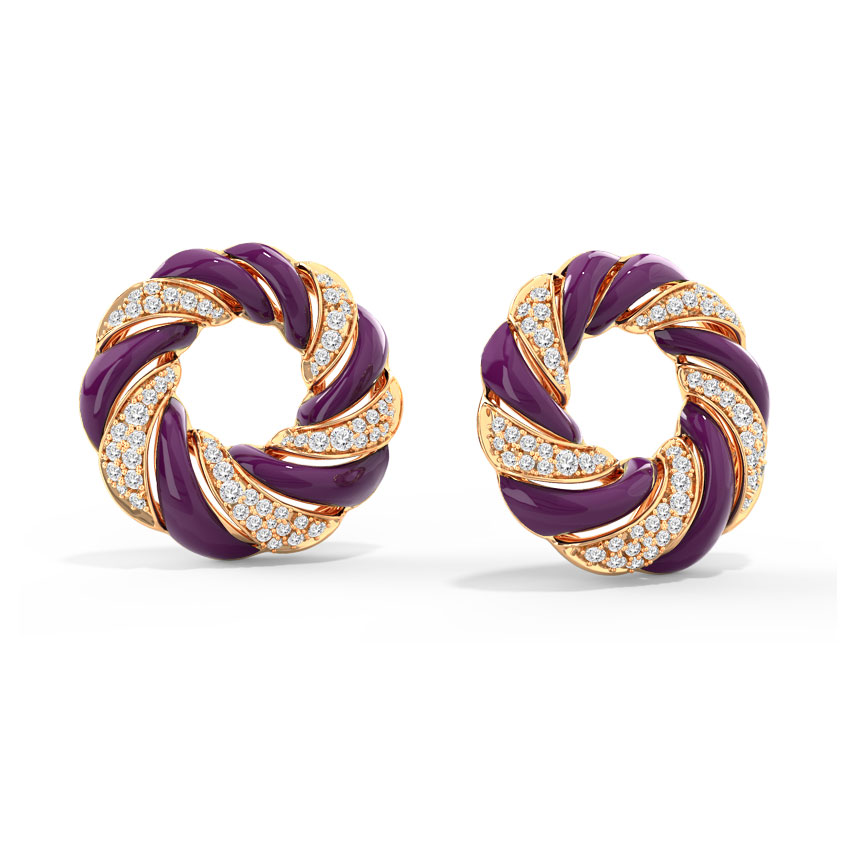 Lumina Diamond Stud Earrings