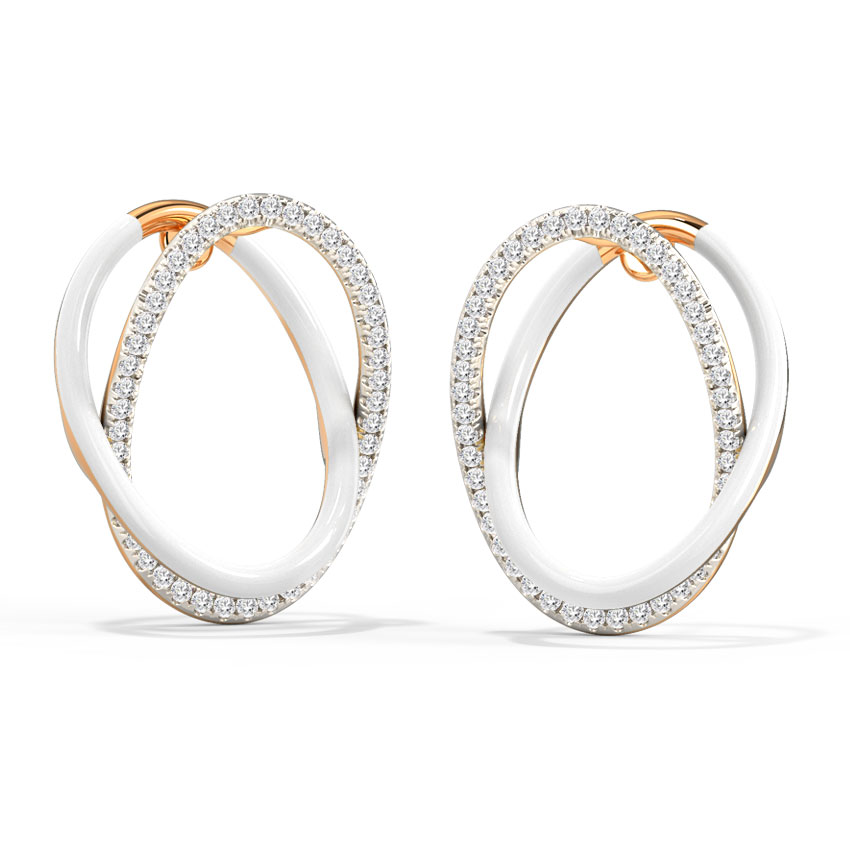 Criss - Cross Stud Earrings