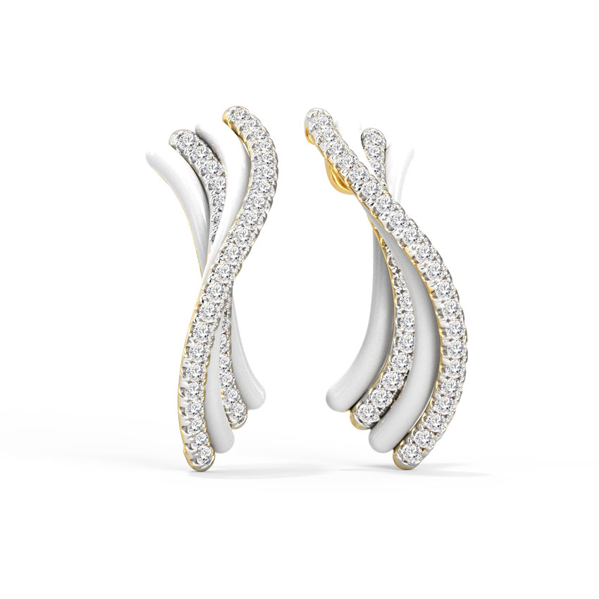 Nayela Diamond Stud Earrings Nayela Diamond Stud Earrings