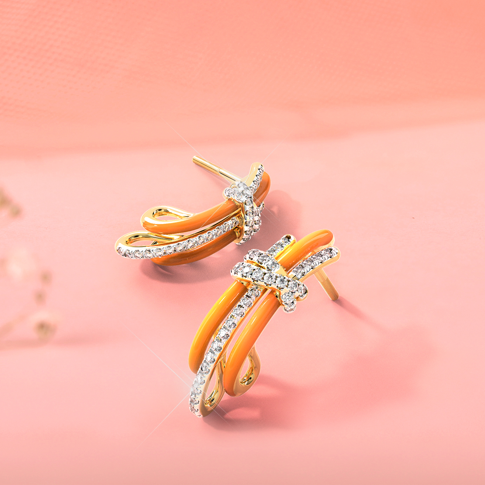 Divisha Diamond Hoop Earrings Divisha Diamond Hoop Earrings