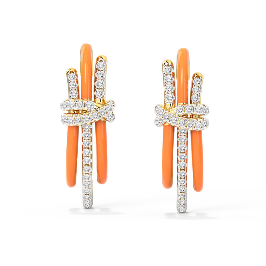 Divisha Diamond Hoop Earrings Divisha Diamond Hoop Earrings