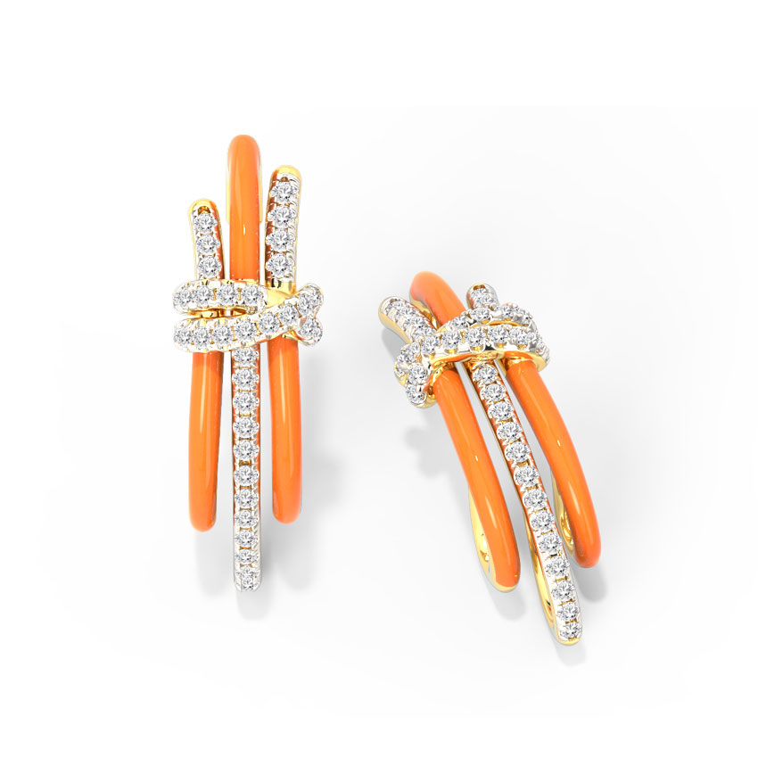 Divisha Diamond Hoop Earrings Divisha Diamond Hoop Earrings