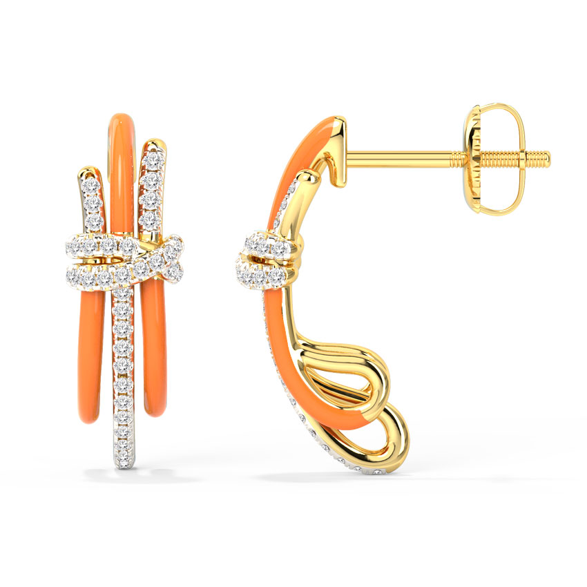 Divisha Diamond Hoop Earrings Divisha Diamond Hoop Earrings