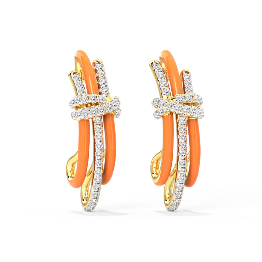 Divisha Diamond Hoop Earrings Divisha Diamond Hoop Earrings