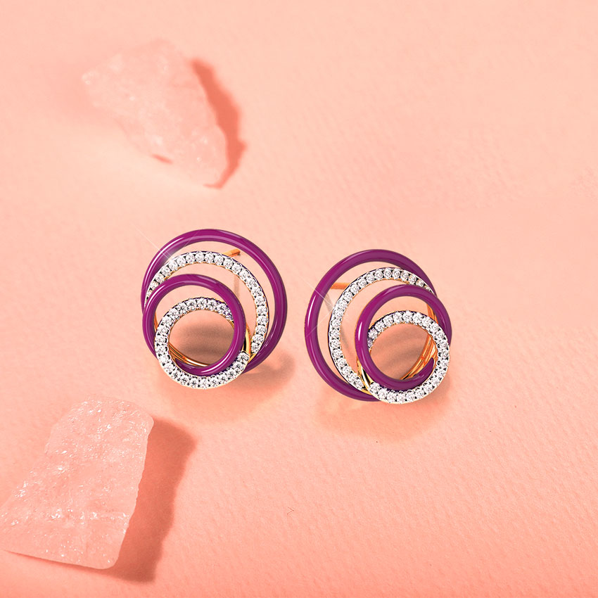Amira Diamond Stud Earrings Amira Diamond Stud Earrings