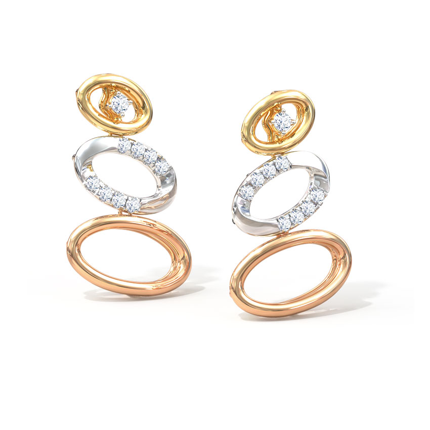 Audrey Oval Diamond Drop Earrings Audrey Oval Diamond Drop Earrings