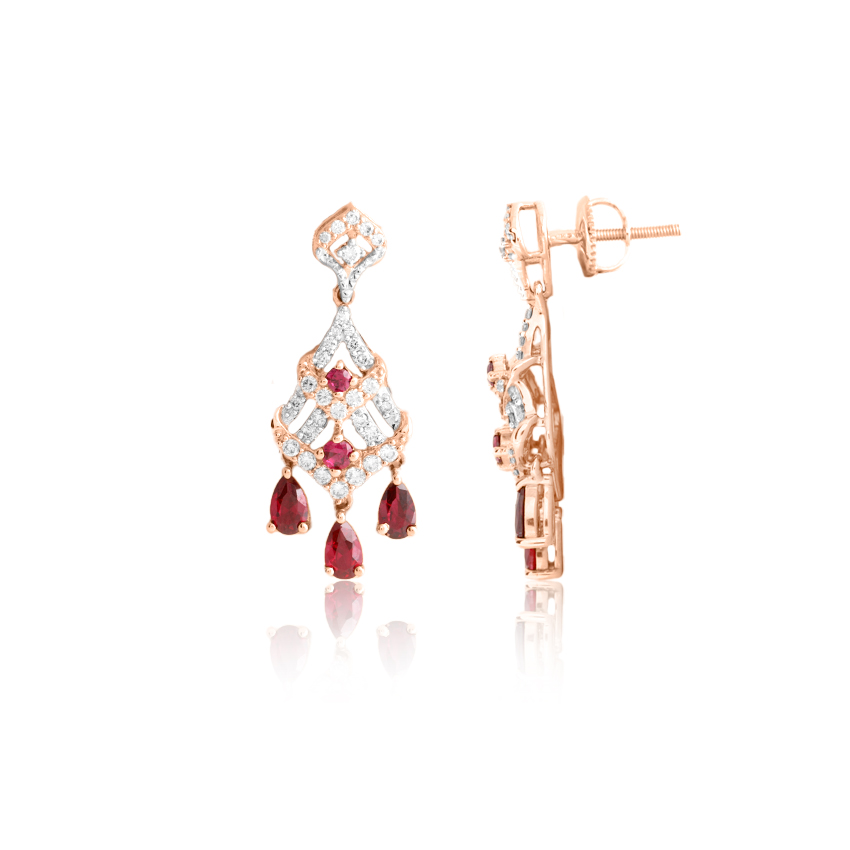 Shayna Dazzle Gemstone Drop Earrings