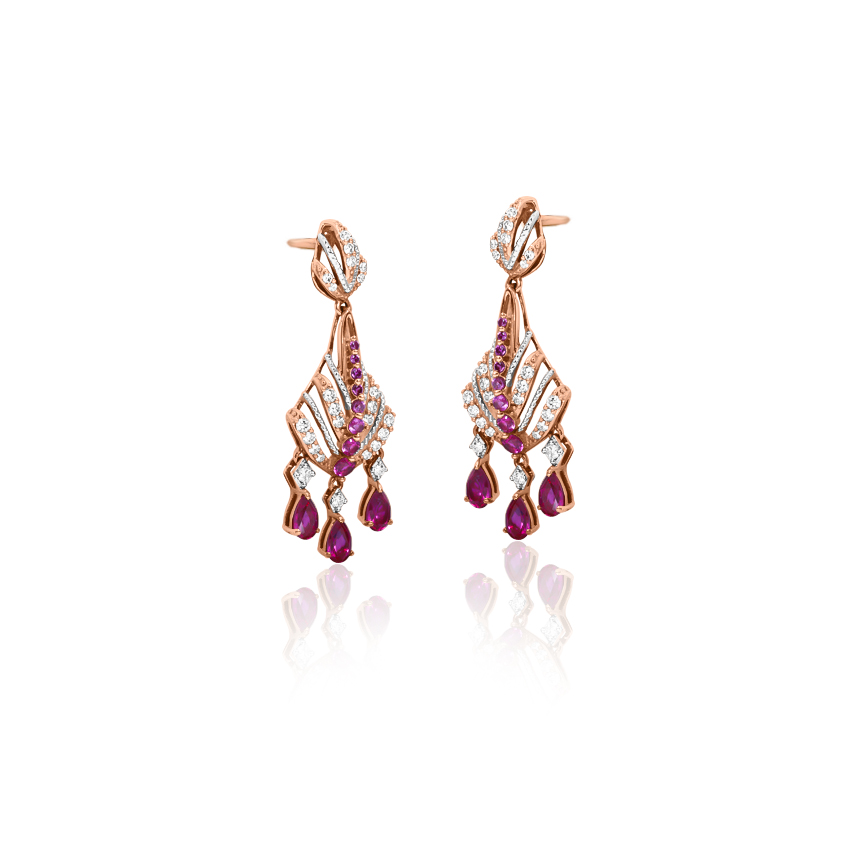 Amara Graceful Gemstone Drop Earrings
