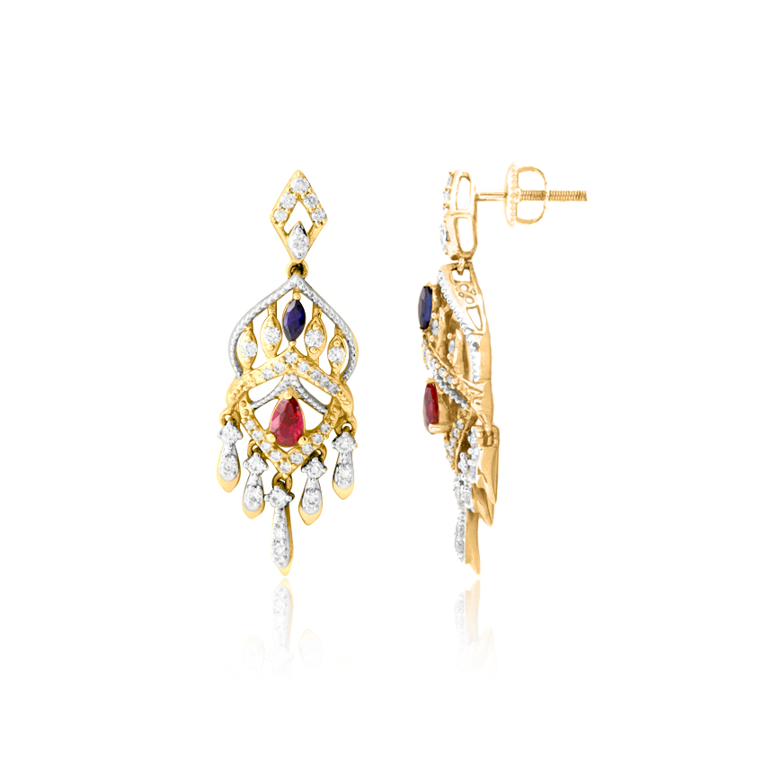 Imperial Diamond Drop Earrings