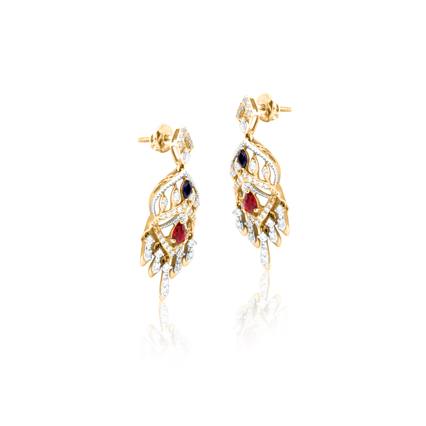 Imperial Diamond Drop Earrings