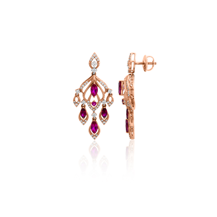 Jasmine Fascinating Gemstone Drop Earrings
