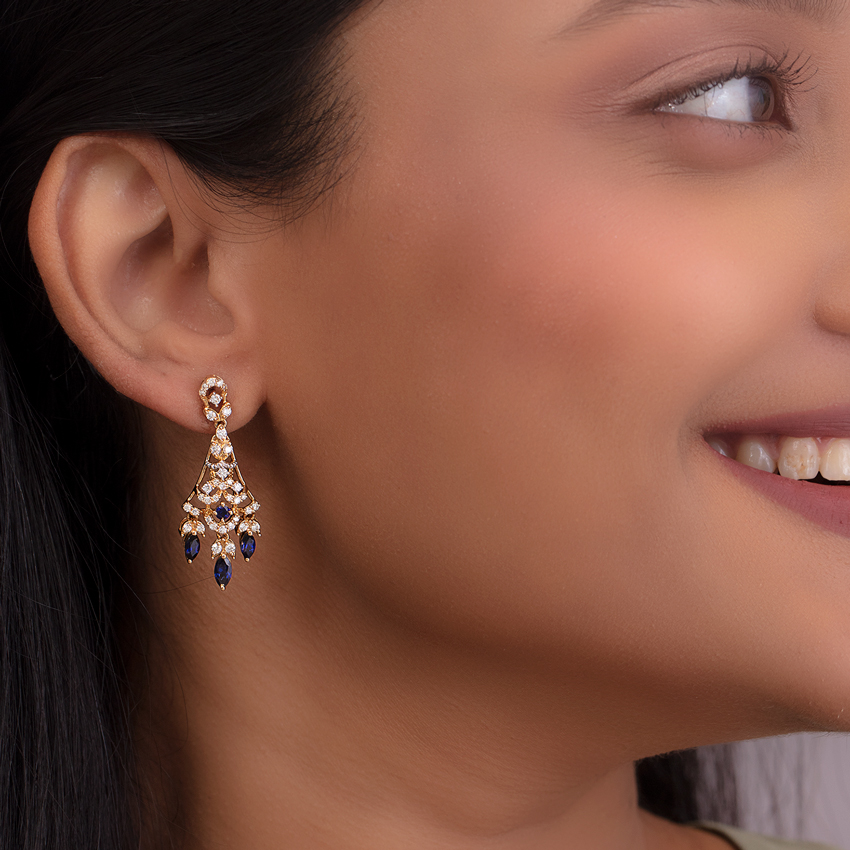 The Sensation Gemstone Drop Earrings The Sensation Gemstone Drop Earrings