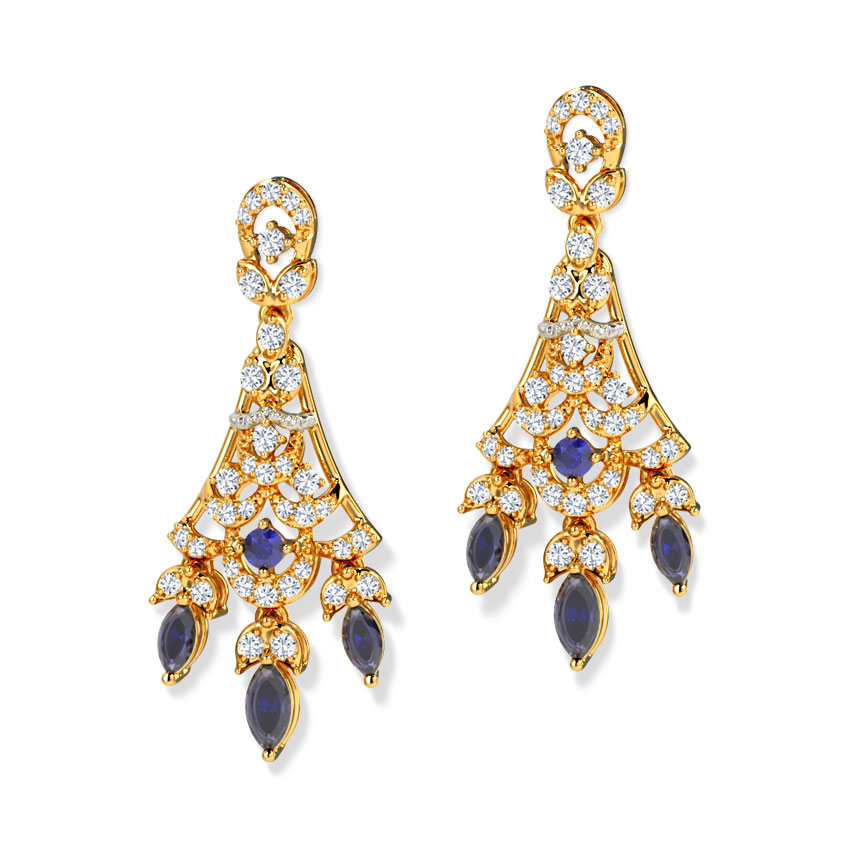 The Sensation Gemstone Drop Earrings The Sensation Gemstone Drop Earrings