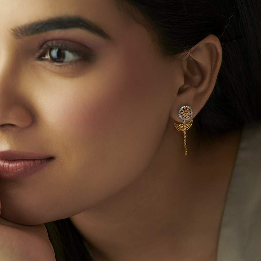 Aavya Diamond Drop Earrings