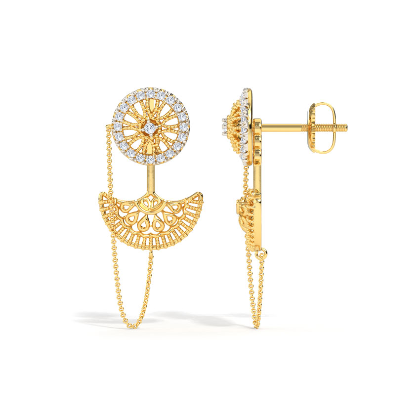 Aavya Diamond Drop Earrings