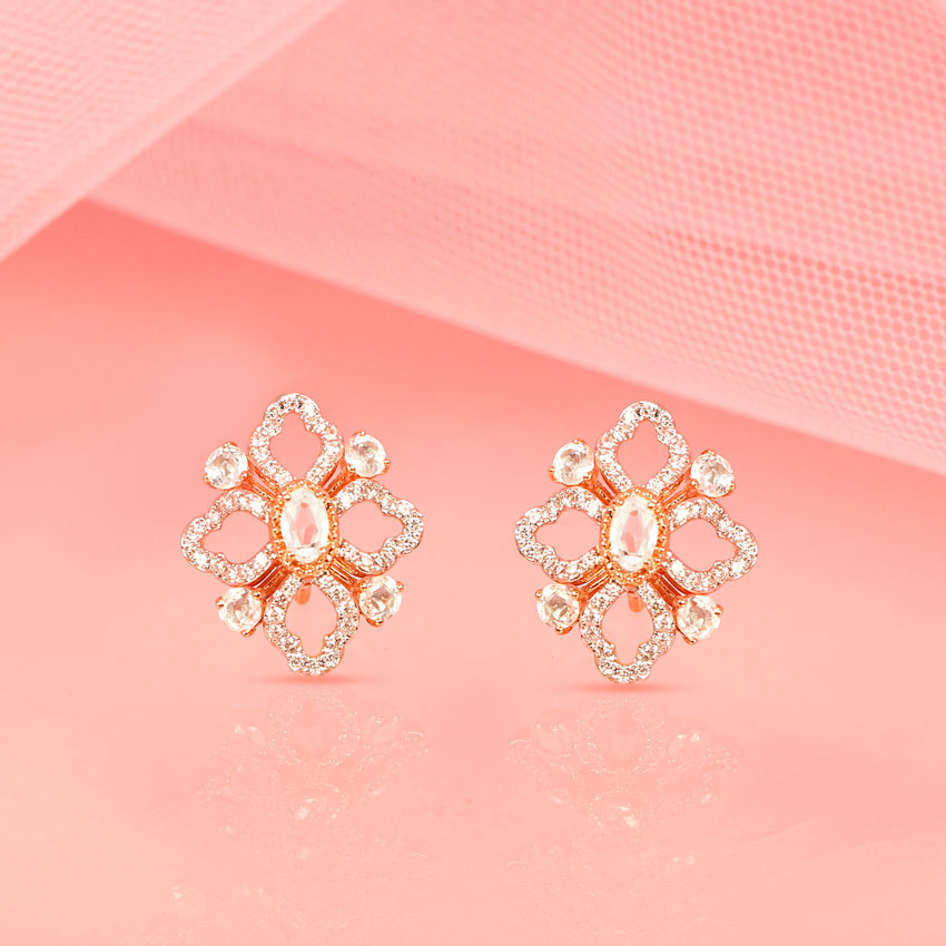 Caroline Gemstone Stud Earrings