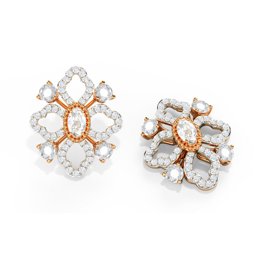 Caroline Gemstone Stud Earrings