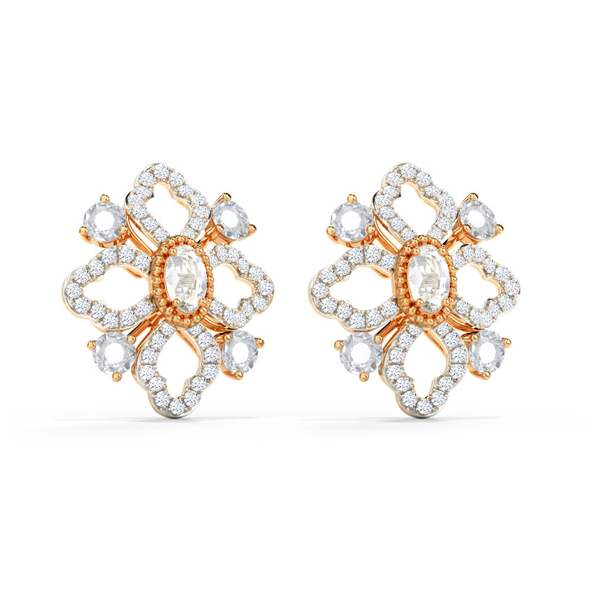 Caroline Gemstone Stud Earrings