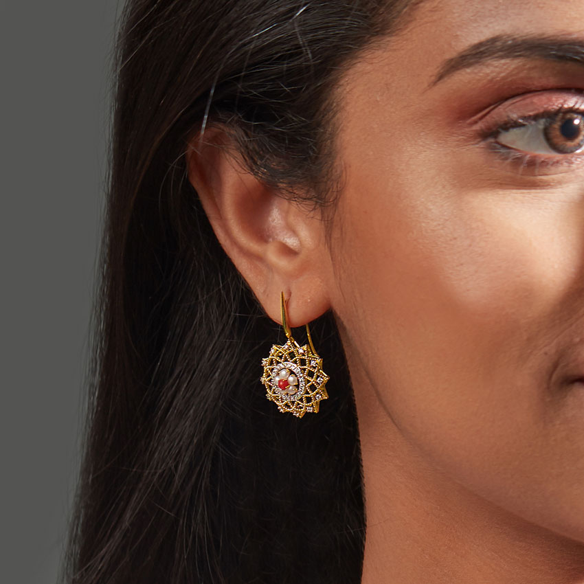 Grace Kelly Gemstone Drop Earrings Grace Kelly Gemstone Drop Earrings