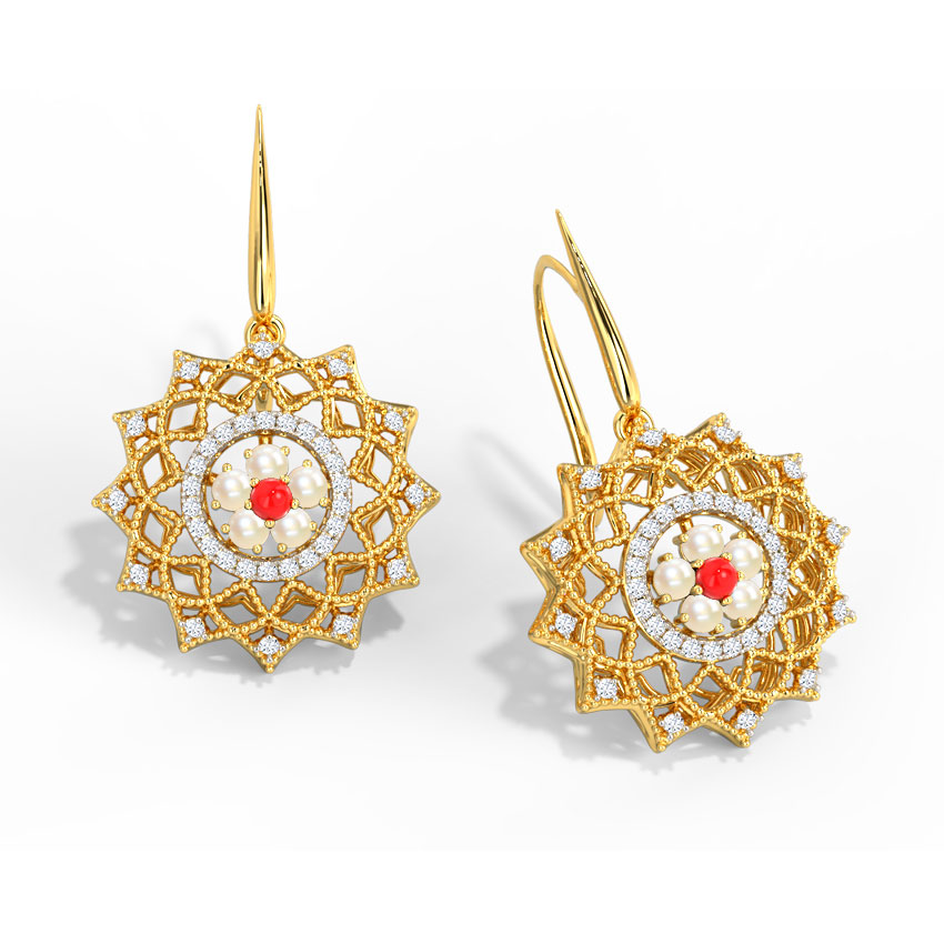 Grace Kelly Gemstone Drop Earrings Grace Kelly Gemstone Drop Earrings