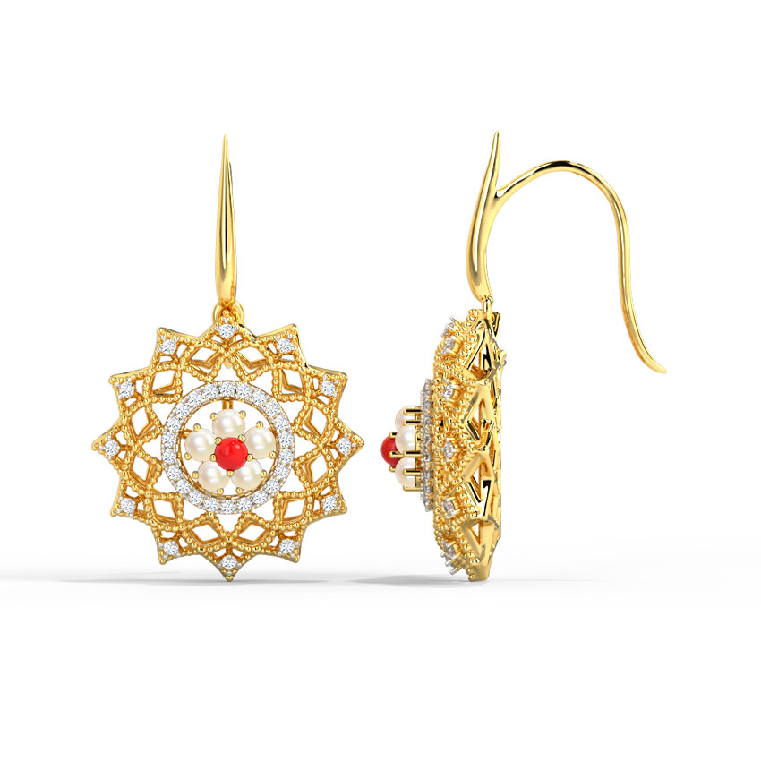 Grace Kelly Gemstone Drop Earrings Grace Kelly Gemstone Drop Earrings