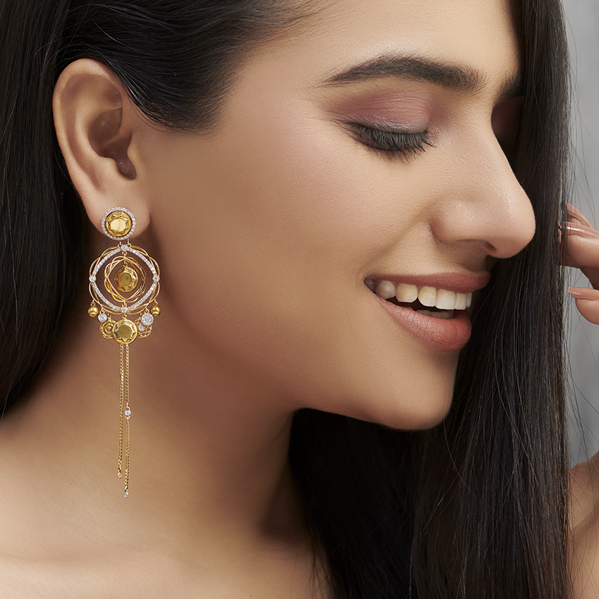 Saule Diamond Drop Earrings Saule Diamond Drop Earrings