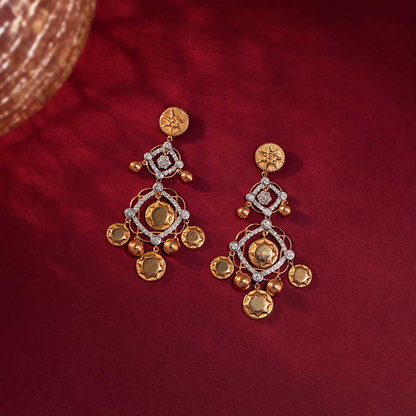 Athena Diamond Drop Earrings