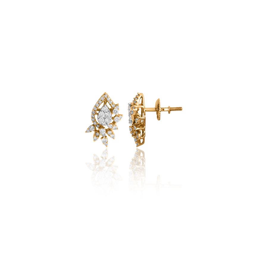 Dazzle Pear Diamond Stud Earrings Dazzle Pear Diamond Stud Earrings