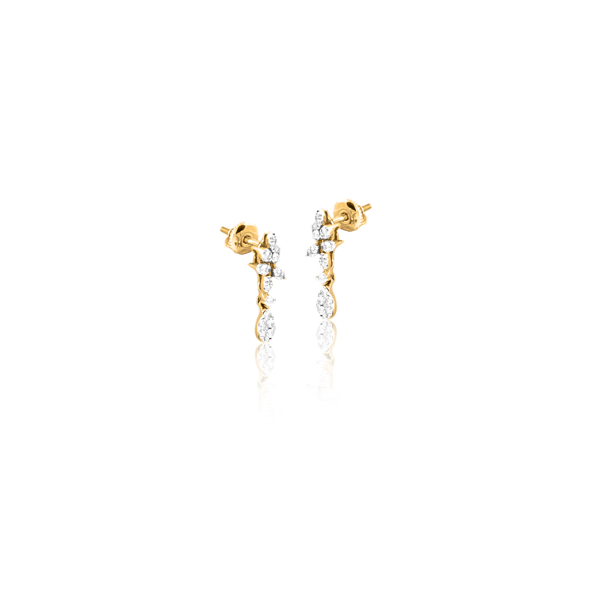 Sprinkle Diamond Drop Earrings