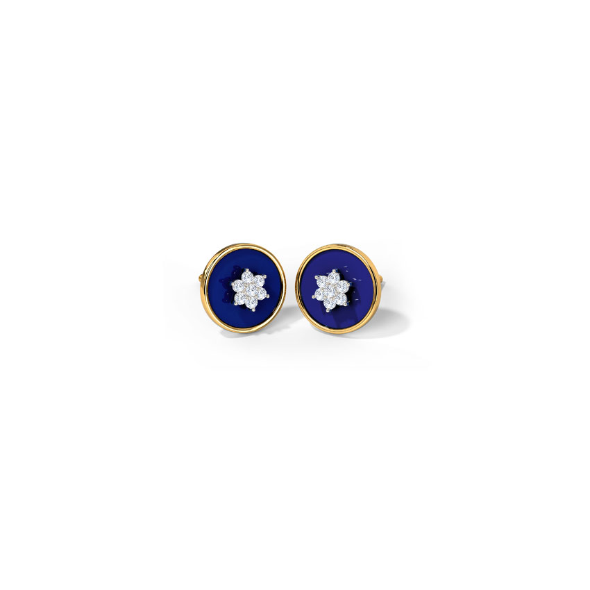 Diamond Earrings 14 Karat Yellow Gold Dazzling Detachable Diamond Stud Earrings