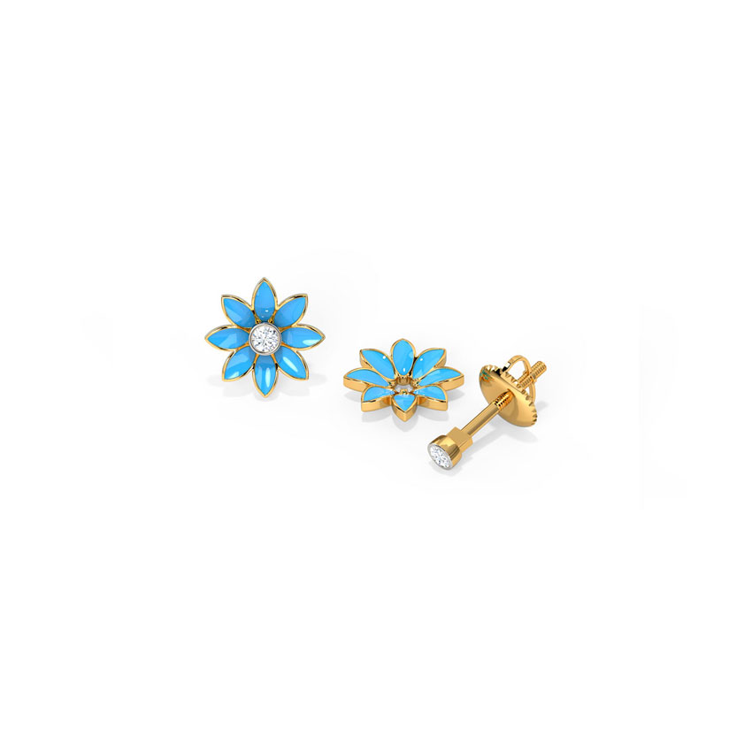 Daisy Detachable Diamond Stud Earrings