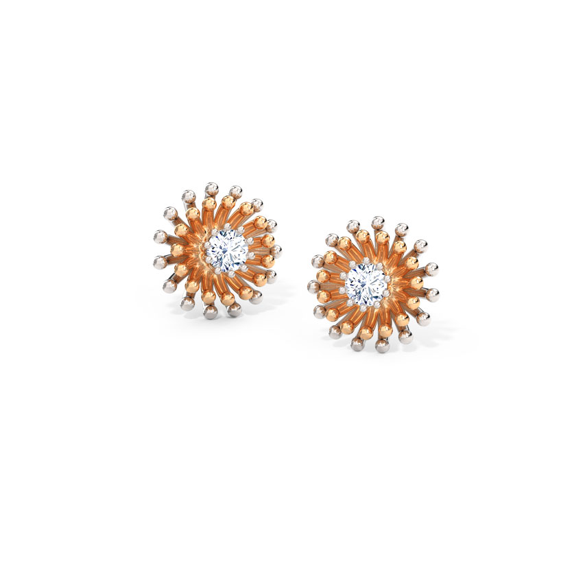 Sparkle Cluster Stud Earrings