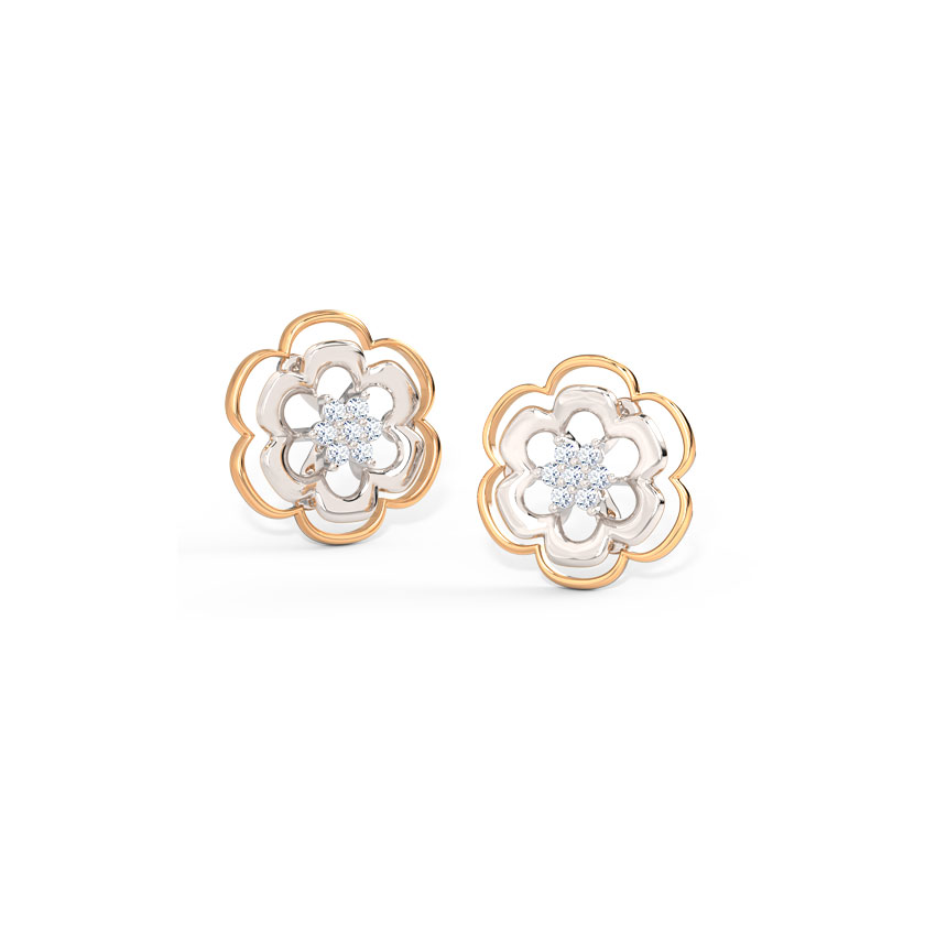 Glimmer Floret Stud Earrings