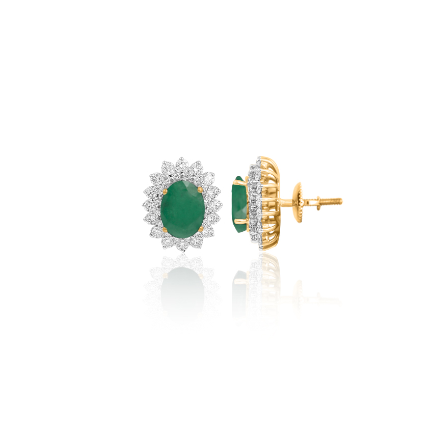 Diana Shine Gemstone Stud Earrings Diana Shine Gemstone Stud Earrings