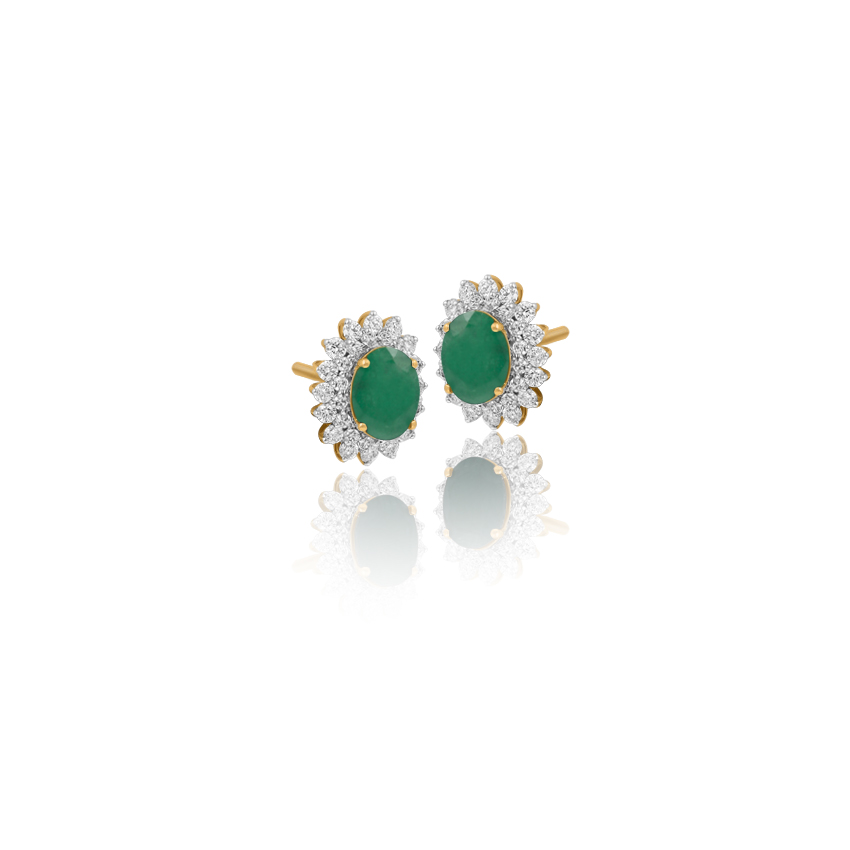 Diana Shine Gemstone Stud Earrings Diana Shine Gemstone Stud Earrings