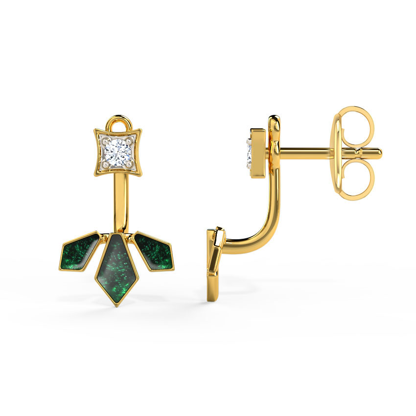 Quad Diamond Ear Jackets