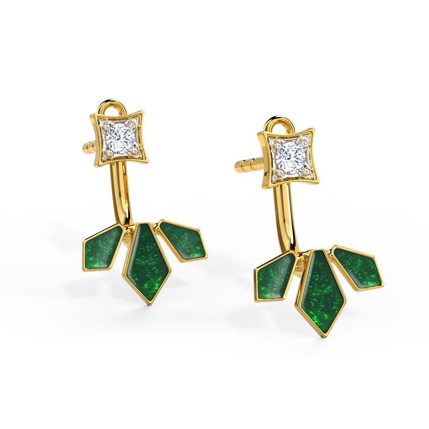 Quad Diamond Ear Jackets