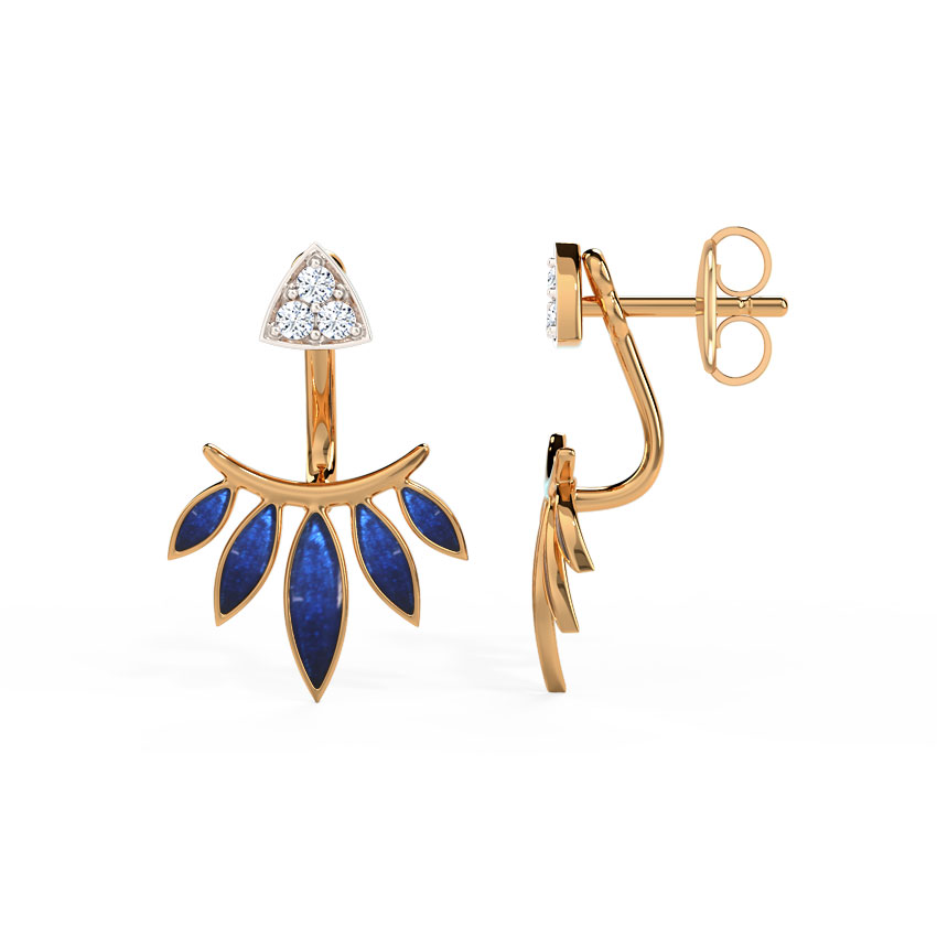 Fern Diamond Ear Jackets