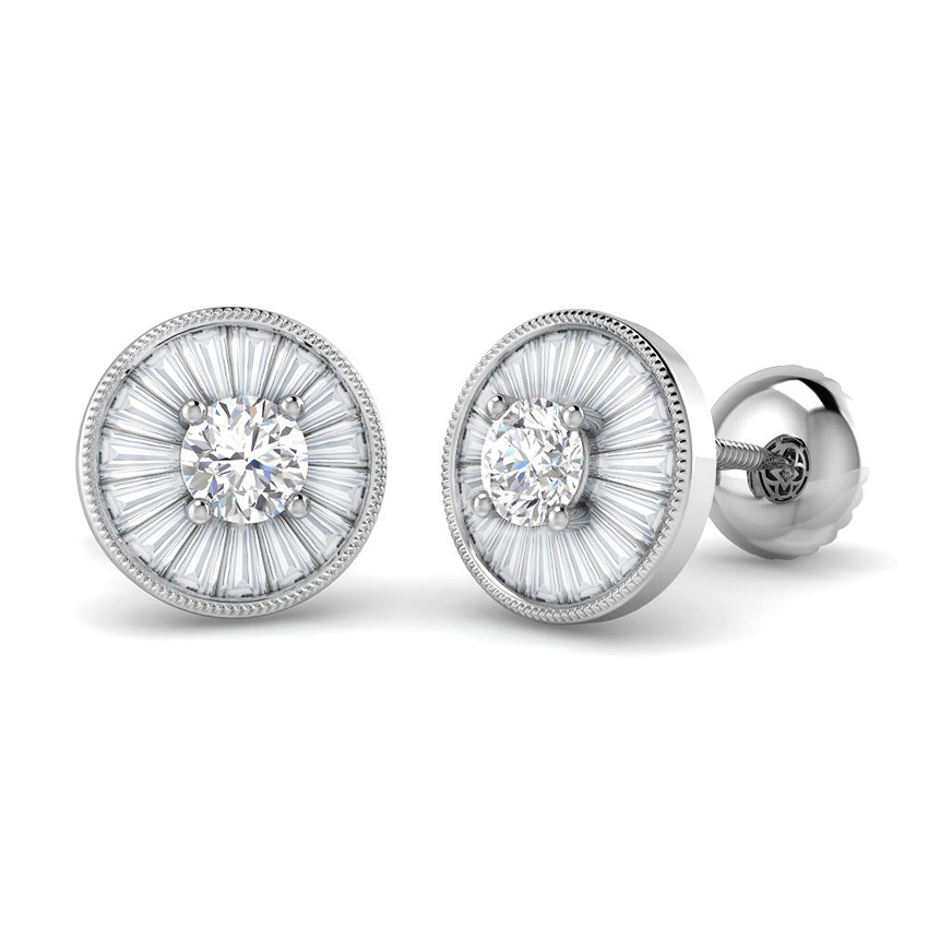 Seeds of Dreams Diamond Stud Earrings