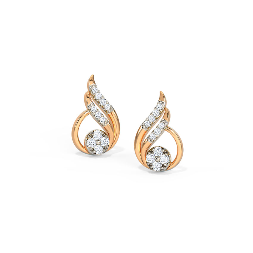 Delicate Dewdrop Stud Earrings