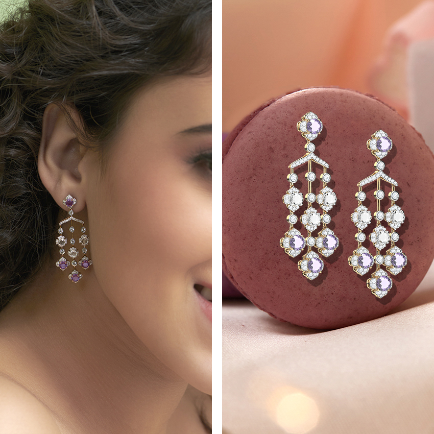Grandeur Gemstone Drop Earrings Grandeur Gemstone Drop Earrings