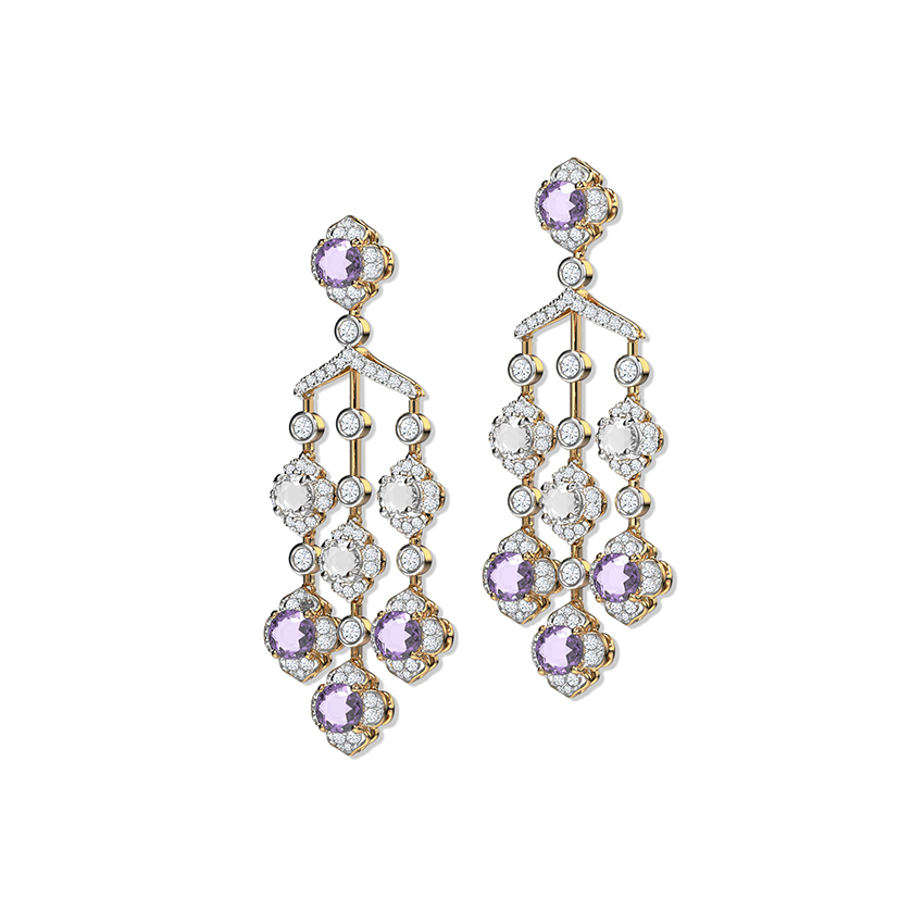 Grandeur Gemstone Drop Earrings Grandeur Gemstone Drop Earrings