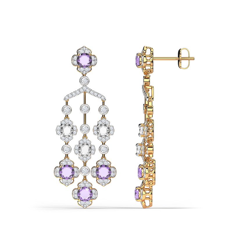 Grandeur Gemstone Drop Earrings Grandeur Gemstone Drop Earrings