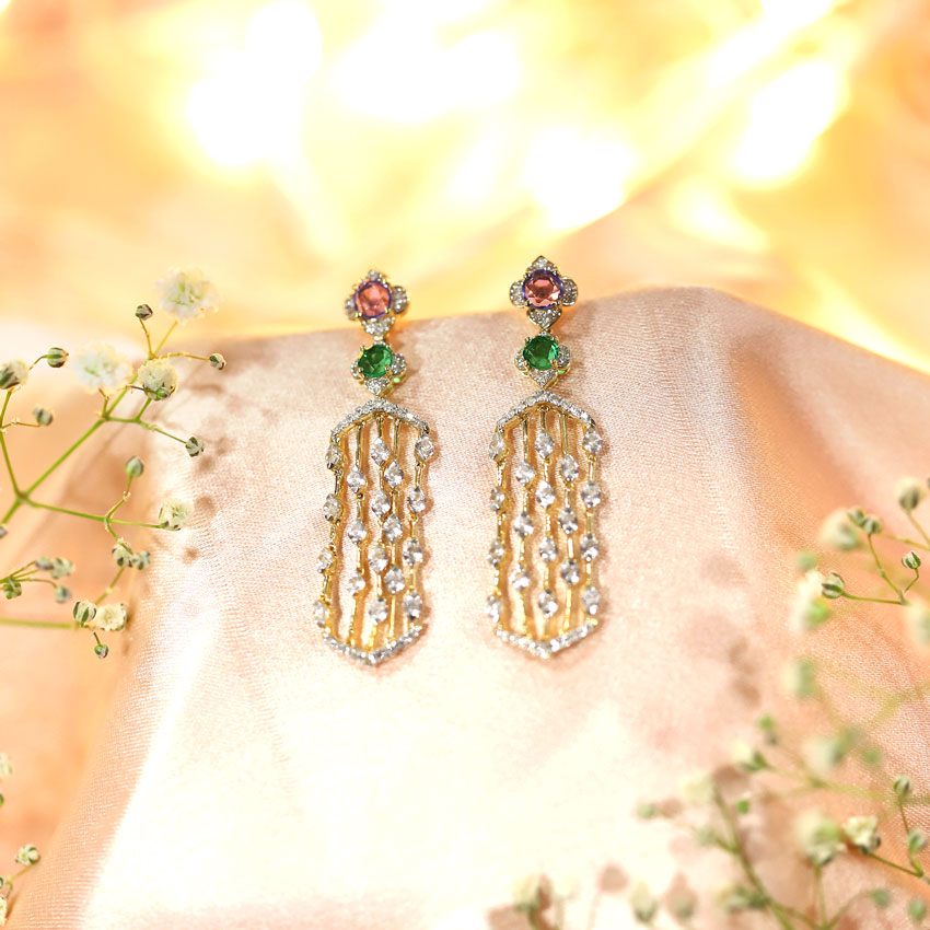 Regal Gemstone Drop Earrings Regal Gemstone Drop Earrings